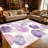 1PC watercolor pastel purple pink gray polka dot area rugs for Living Room, Soft, All seasons, Easy-maintain, Washable Indoor mat, Farmhouse suitable for bedroom, dining room, entryway, home office, balcony, Home Decor, Outdoor Decor.-1525467394