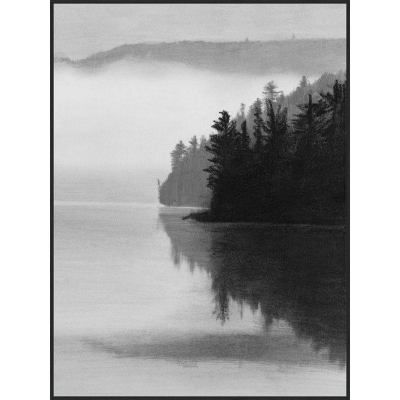 Lake Mist Diptych B Print by Thom Filicia