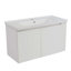Meuble-lavabo mural polyvalent avec plusieurs caractéristiques fonctionnelles
