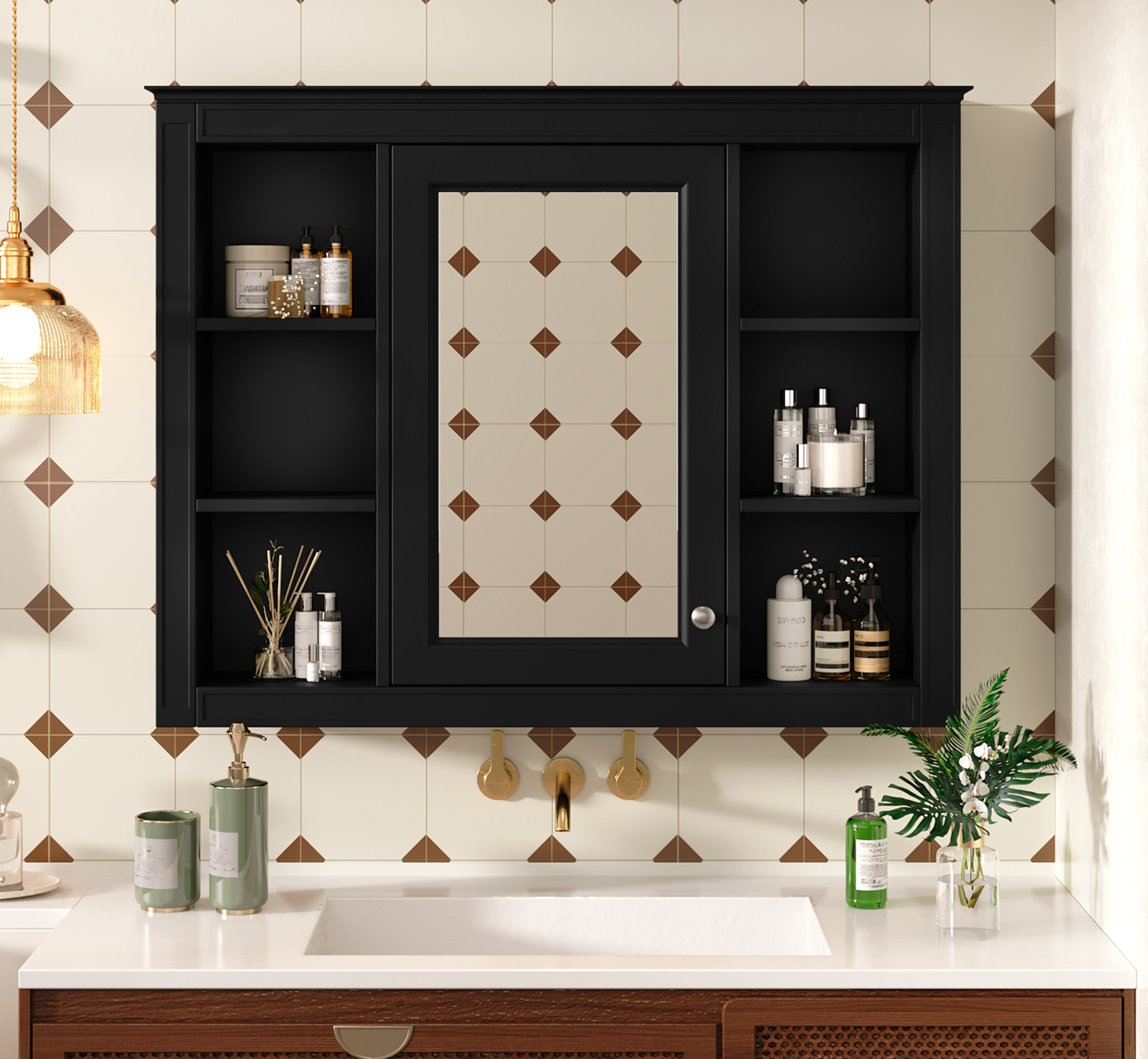 Red Barrel Studio® 35'' x 27.5'' Medicine Wall Mounted