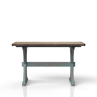 Table de salle à manger à hauteur de comptoir en X
