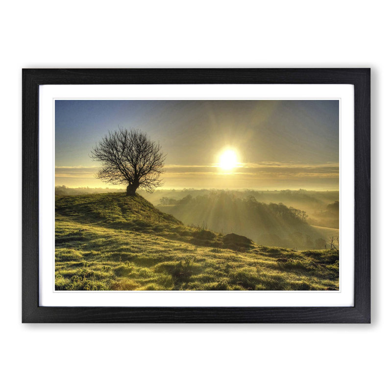 Single Picture Frame Print, Black