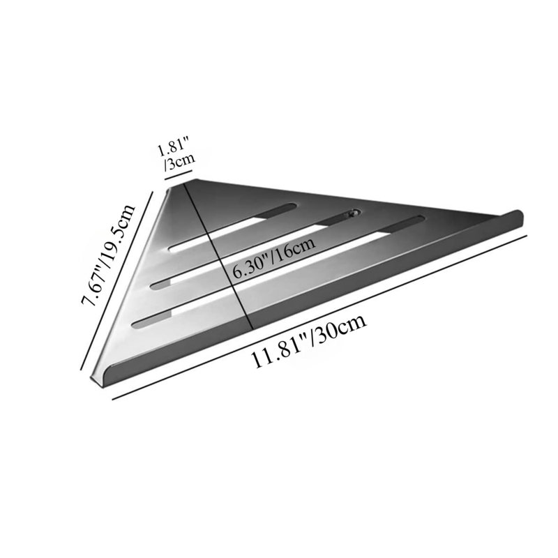 Wall Mounted Required Stainless Steel Shower Shelf