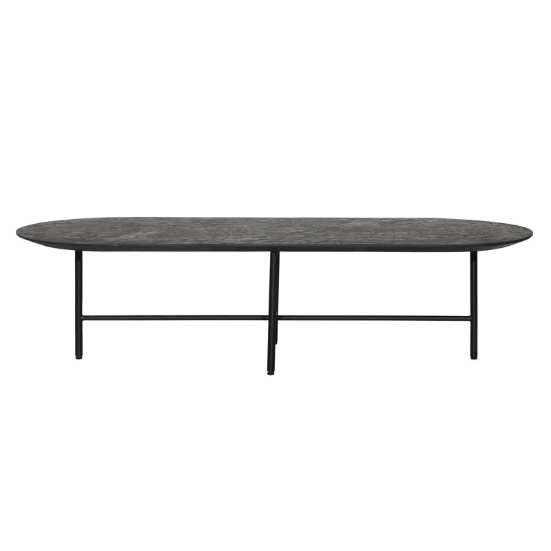 Leigh Micro Cement Coffee Table, Black