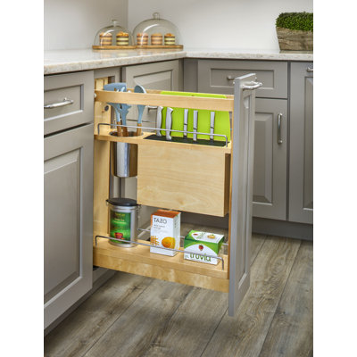 Organisateur de porte-couteaux en bois Rev-A-Shelf