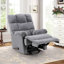 Fauteuil inclinable manuel pivotant de 32,7 po de largeur contemporain et super confort (ensemble de 2)