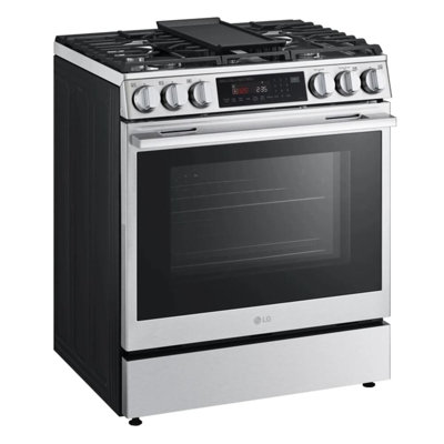 LG 6.3 cu ft Smart Gas Slide-In Range Probake Convection Instaview, and Air Fry