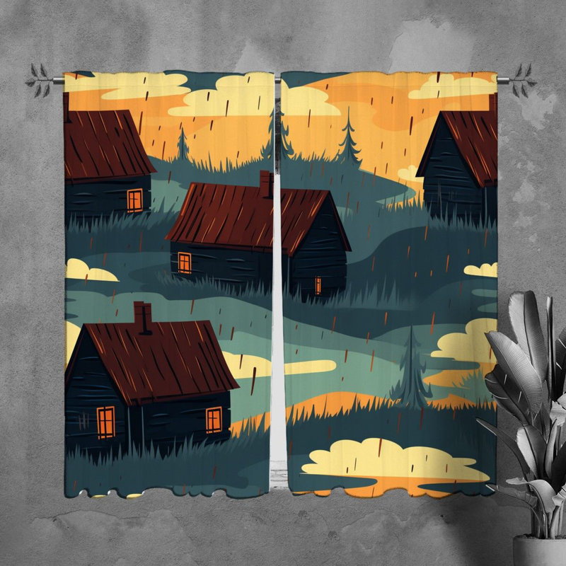 Torlaug Room Darkening Curtain Pair, 40" W x 82" L