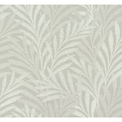 Grass Cloth Floral Wallpaper | Birch Lane