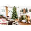 Arbre de Noël de 6,5 pi + PE avec 350 lumières blanches chaudes, 2142 pointes, conception à branches articulées, support en métal massif pour une décoration confortable, centre de table festif