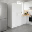 Armoire de rangement polyvalente blanche