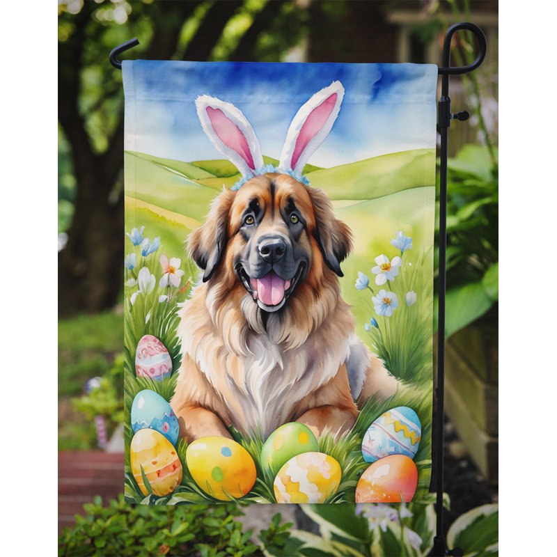 Easter Egg Hunt Double Sided 15.5 in. H x 11.25 in. W Polyester Easter Garden flag