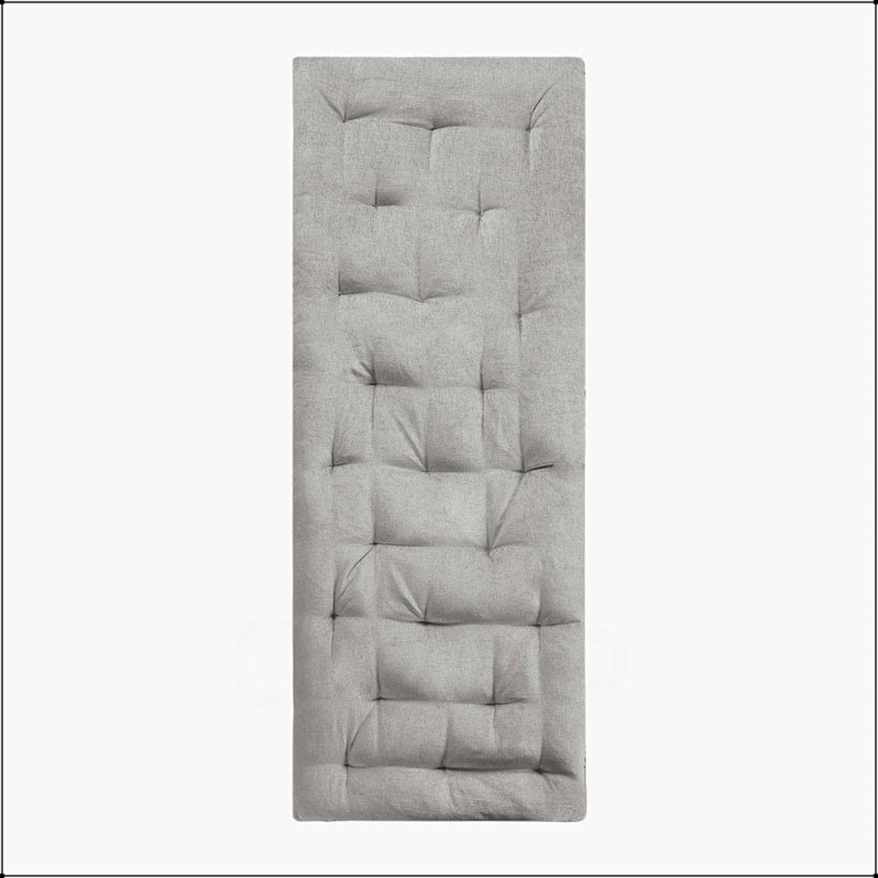 Coussin de sol en poly chenille, 76 cm H x 51 cm L