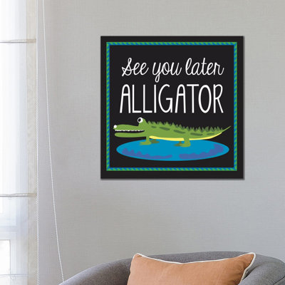 Alligator by Erin Clark - Wrapped Canvas Print