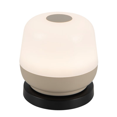 Wylla 3-in Sand Dimmable LED Exterior Portable Lamp