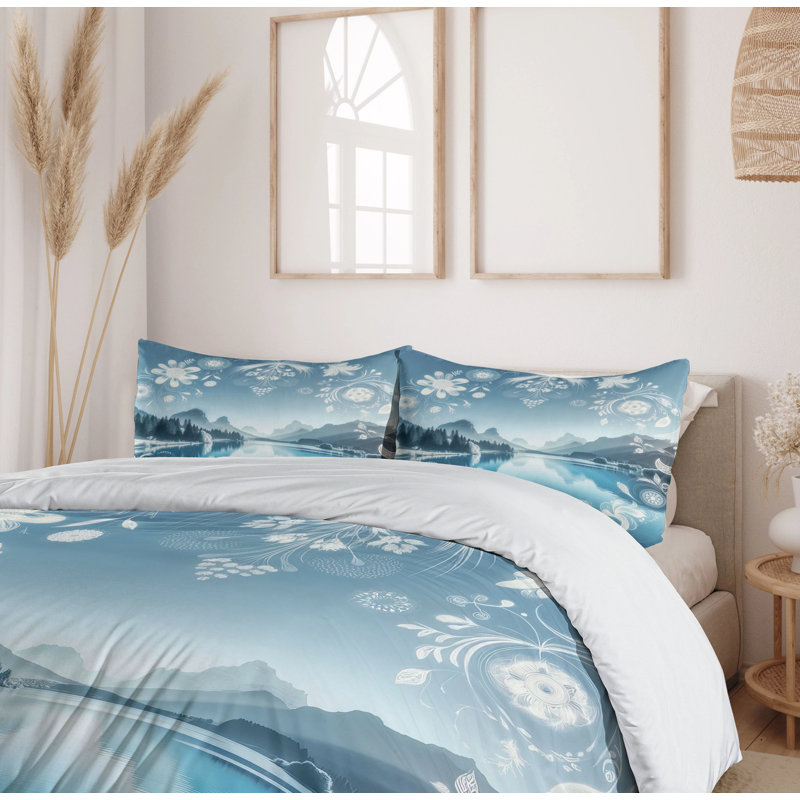 Lake Duvet Cover, King Duvet Cover + 2 Standard Shams
