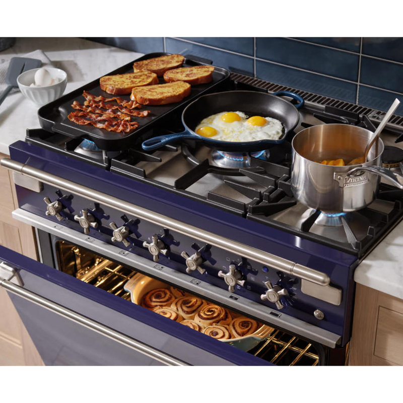 Elise 36" 4.5 Cubic Feet Dual Fuel Freestanding Convection Range, Indigo