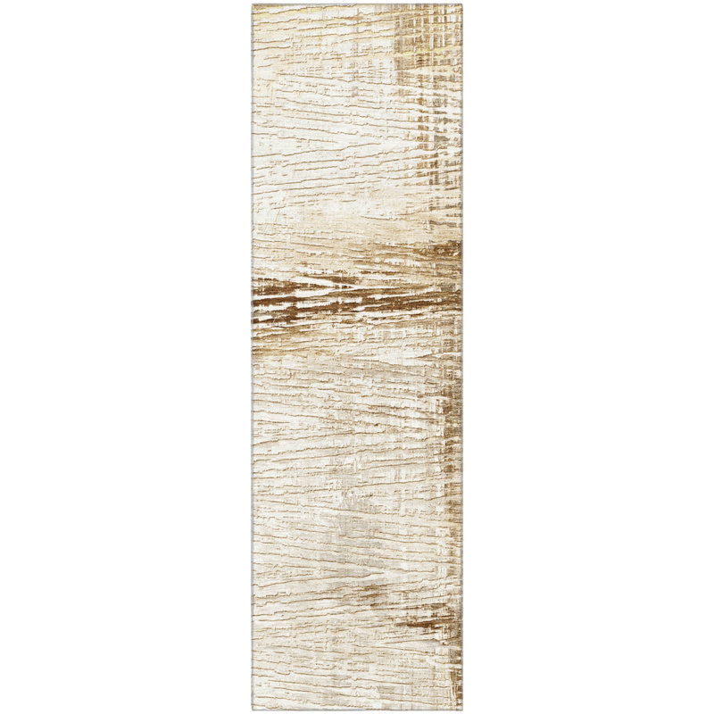 Premium Machine Washable Pirtle Stripes Rug, Runner 2'3" x 7'6"