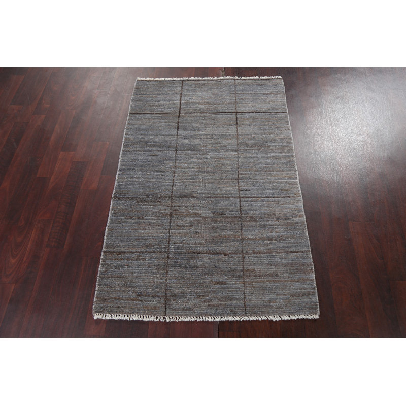Tapis oriental en laine Scipio Gabbeh Kashkoli noué à la main 3 x 5