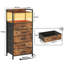 40.9cm W Metal Bedside Table