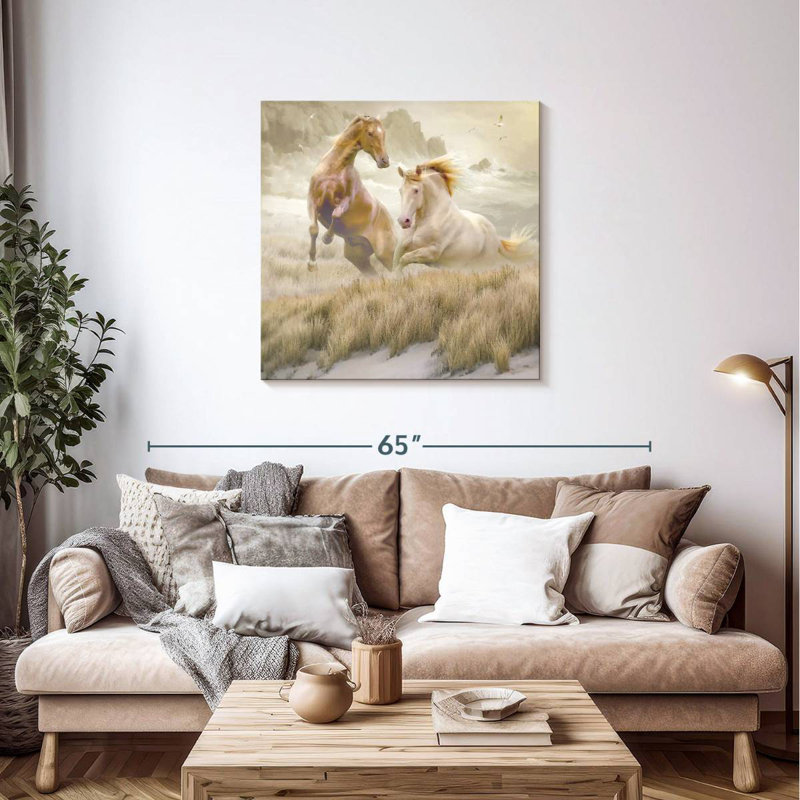 Crowle Equine Exuberance, 36" H x 36" W