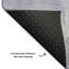Tapis abstrait lavable à la machine de qualité supérieure Giacchetto AMF1844-1644150347