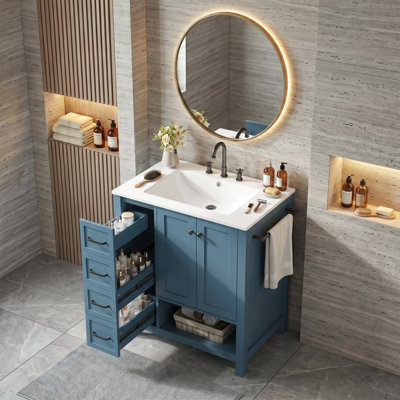 Meuble-lavabo 30 po avec comptoir d'évier
