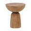 Balak Solid Wood Pedestal End Table-334697338