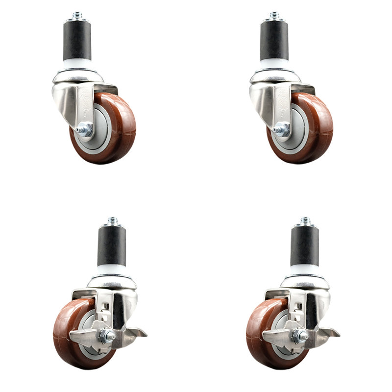 Ensemble de roulettes extensibles 3,5 pi.