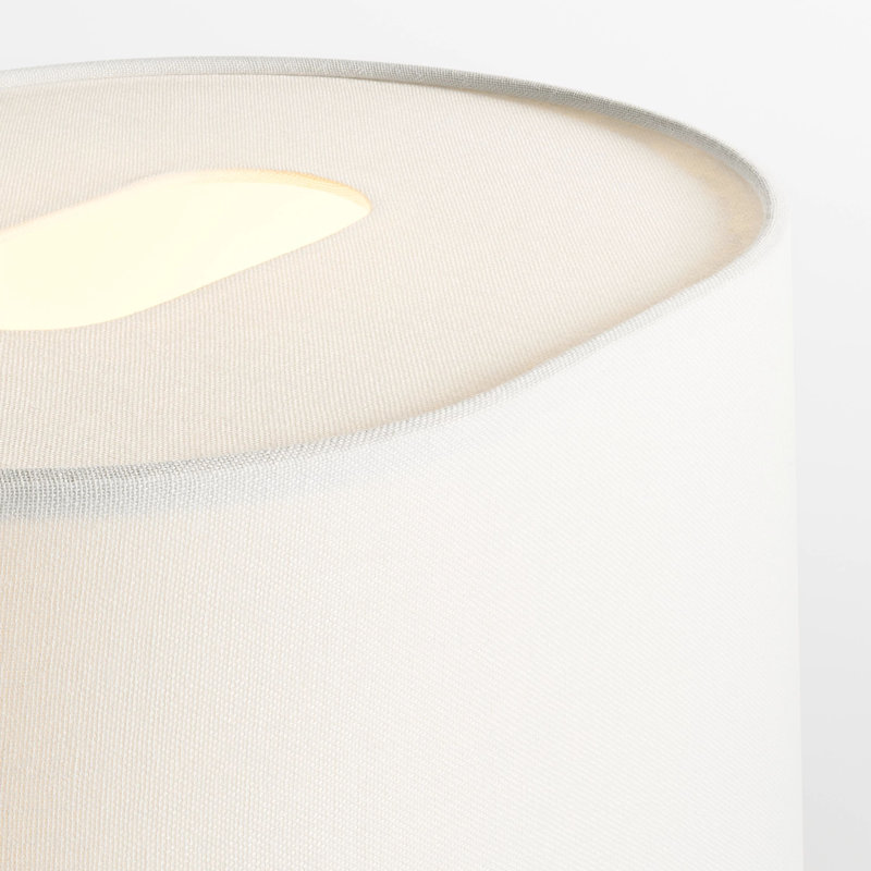 Hilla Table Lamp, 17" H x 14" W x 10" D, Linen
