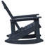 Adirondack Rocking Chair HDPE Outdoor Furniture Garden Seating Terrace-1816910672