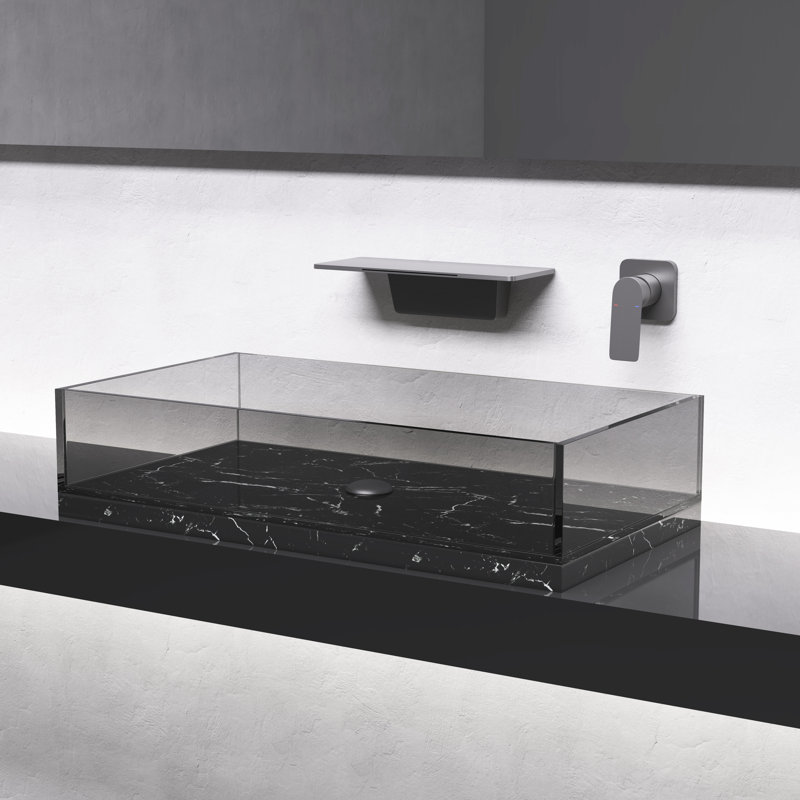 Robinet de salle de bain Gunmetal Waterfall, Gunmetal