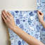 Papier peint adhésif bleu Fancy Cats-124426165