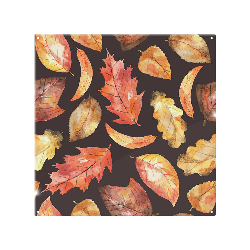 Autumn Leaves On Splash Back, 65cm L x 60cm W