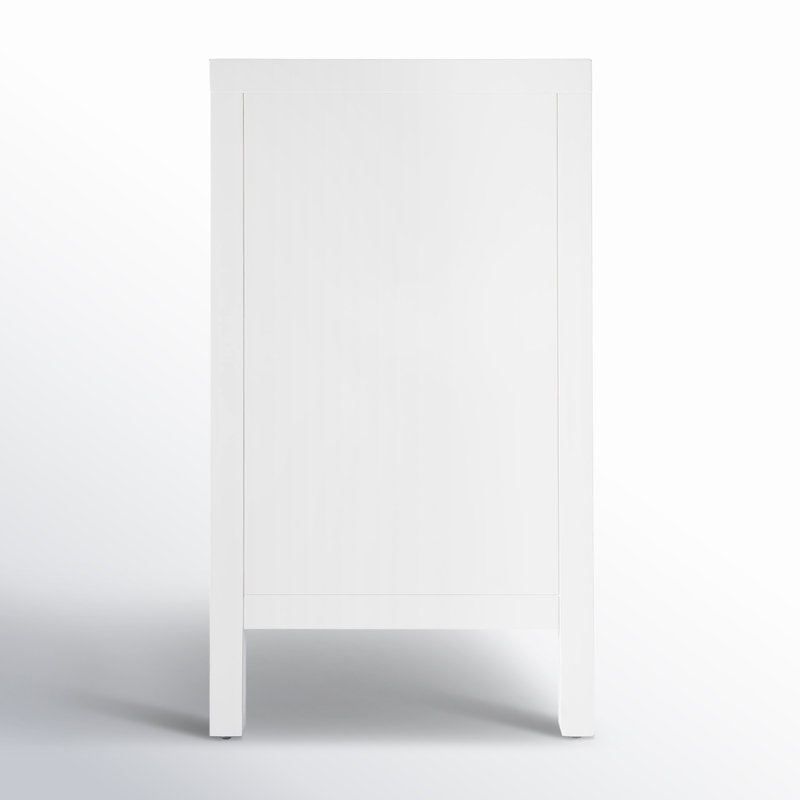 Nora 3-Drawer Chest, Smooth White