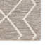 Wool Geometric Area Rug in Gray-441397820