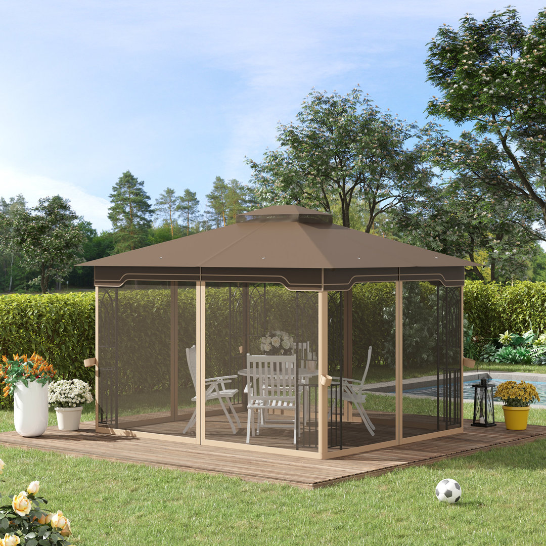 2 m x 1 m Pavillon Anaan aus Stahl