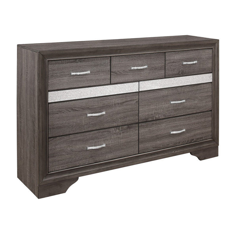 Commode à tiroirs cachés et meubles en bois scintillants