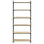 Adeife 188cm H x 30cm W Metal Standard Bookcase-747873584-747873586