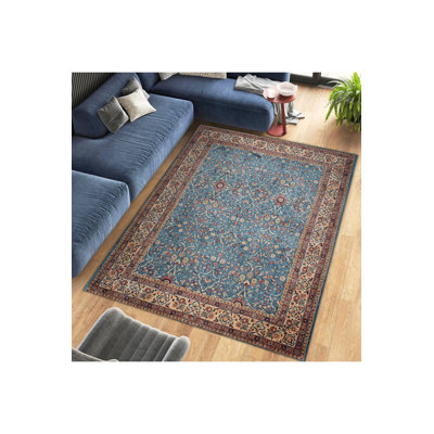 Tapis beige lavable à la machine