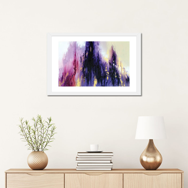 «Iridescent Light» par Spell rebond Fine Art - impression d'art graphique, 16" H x 24" W x1" D, White Paper, Blanc