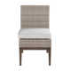 Dunham 80'' Rectangular Outdoor Dining Set with Cushions