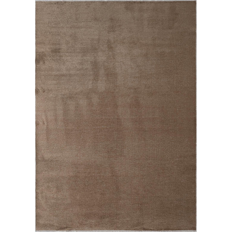 Rentaro Solid Colour Hand Loom Indoor / Outdoor Area Rug, Rectangle 6'7" x 9'10"