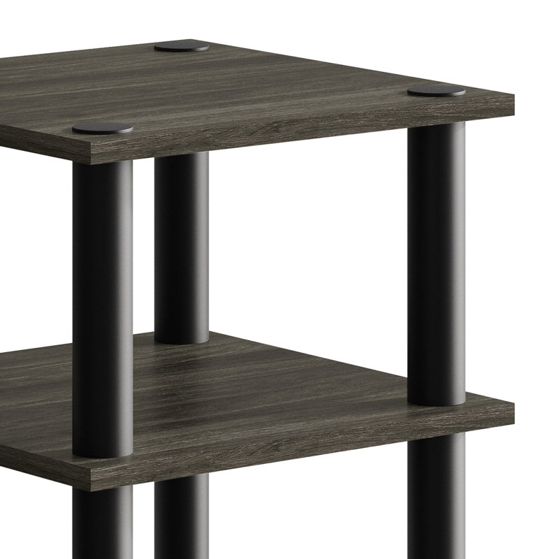 Table de bout à 3 niveaux Easy Twist, Gris foncé
