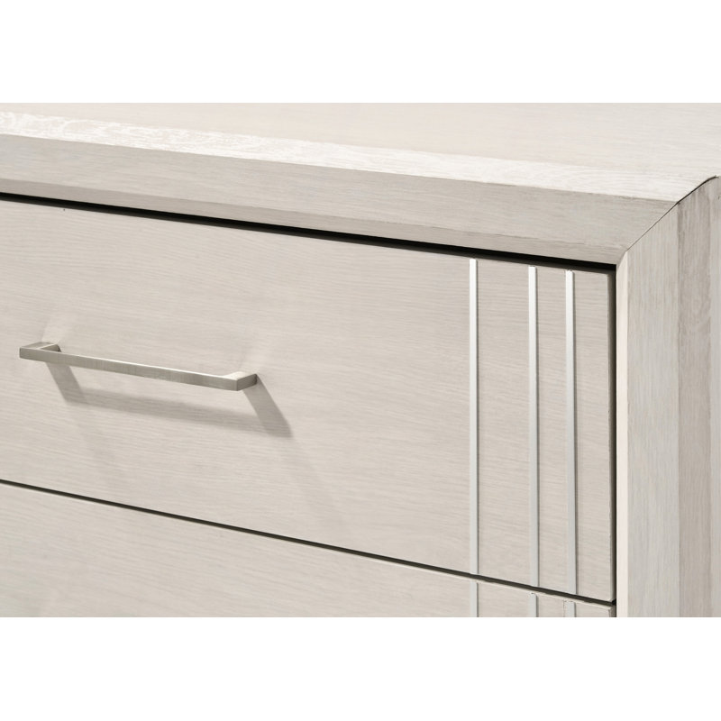 Commode à tiroirs, armoire de chevet contemporaine à 4 tiroirs 1 pièce