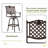 ALUMINUM BAR STOOL
