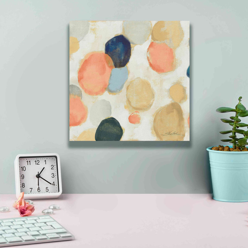 «Eped Graffiti« Painted Pebbles II Boho »par Silvia Painted Pebbles II Boho sur toile par Silvia Vassileva, reproduction