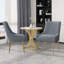Chaise d'appoint en velours Lashana-1723184954