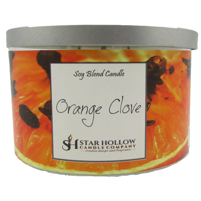 Orange Clove Scented Jar Candle