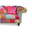 Camaury Velvet Patchwork Sofa-434215146-428884877